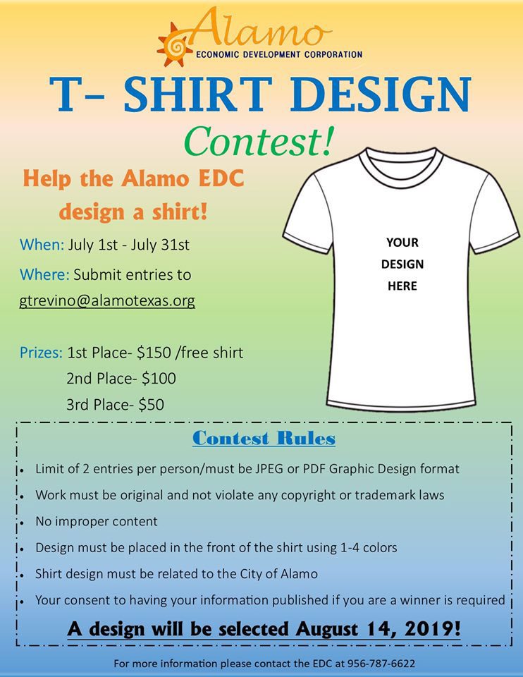 The City of Alamo Needs a New T-Shirt Design and You Can Help! | Alamo EDC