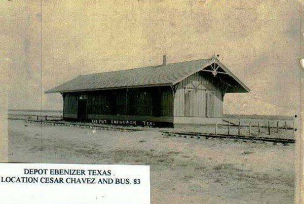 first railway station in the City of Alamo